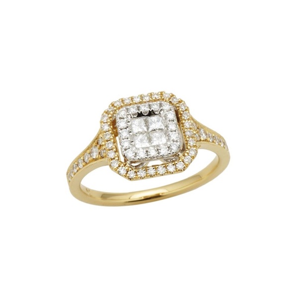 Diamantring 585 Gold 102129