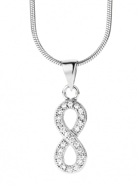 Collier 925 Silber unendlich 8473