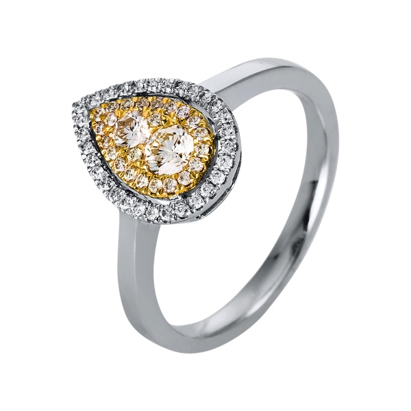 Diamantring 750 Gold 1P89