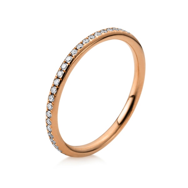 Memoire Ring 585 Gold mit Diamanten 1B83