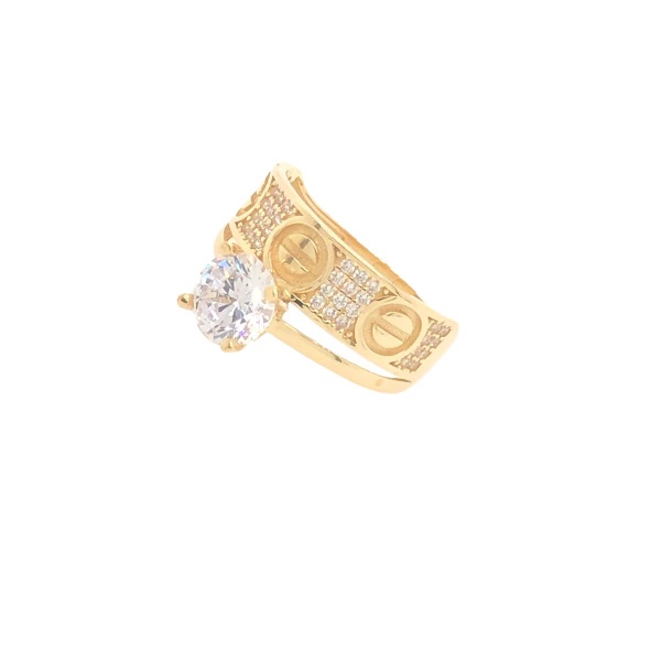 Damenring 585 Gold mit Zirkonia 106553