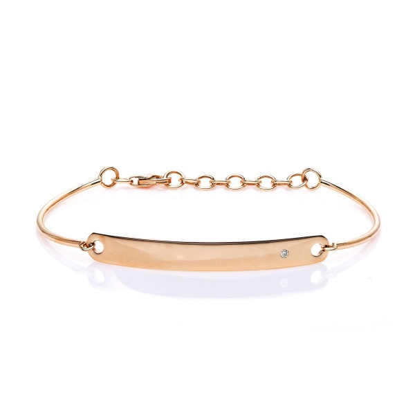 Armband in 585 Gold mit Diamant 5A58