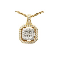 Diamantanhänger 585 Gold 102138 Diamantanhänger 585 Gold 102138