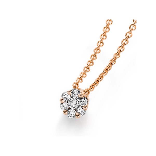 Diamantcollier 585 Gold 0,16ct. 4A21