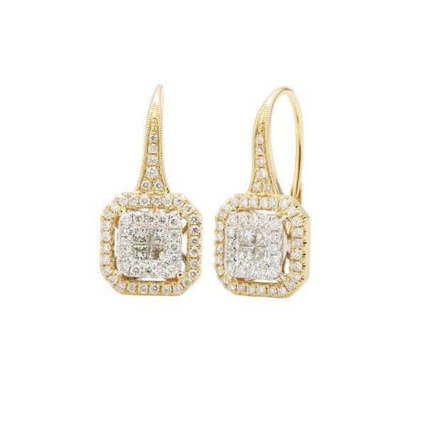 Diamantohrringe 585 Gold 102150