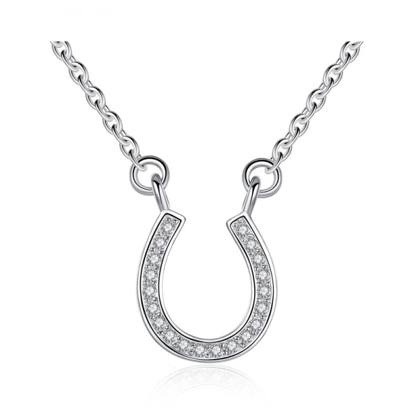 Collier 925 Silber Hufeisen 106042