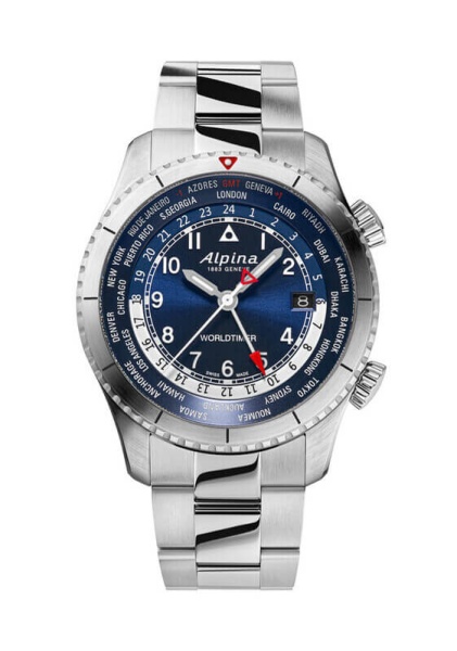 Alpina Startimer Pilot  AL-255N4S26B Worldtimer Quarz