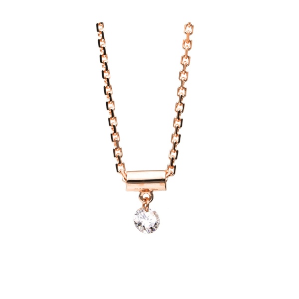 Diamantcollier 750 Gold 0,080ct. 4B20