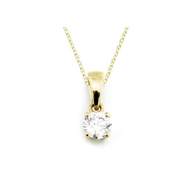 Diamant Anhänger 0,25ct. 585 Gelbgold