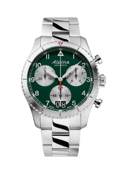 Alpina Startimer Pilot AL-372GRS4S26B Chronograph Big Date