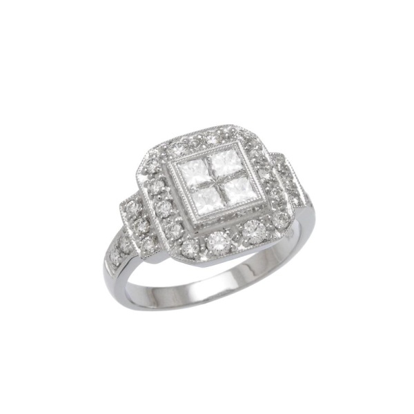 Diamantring 585 Gold 102107