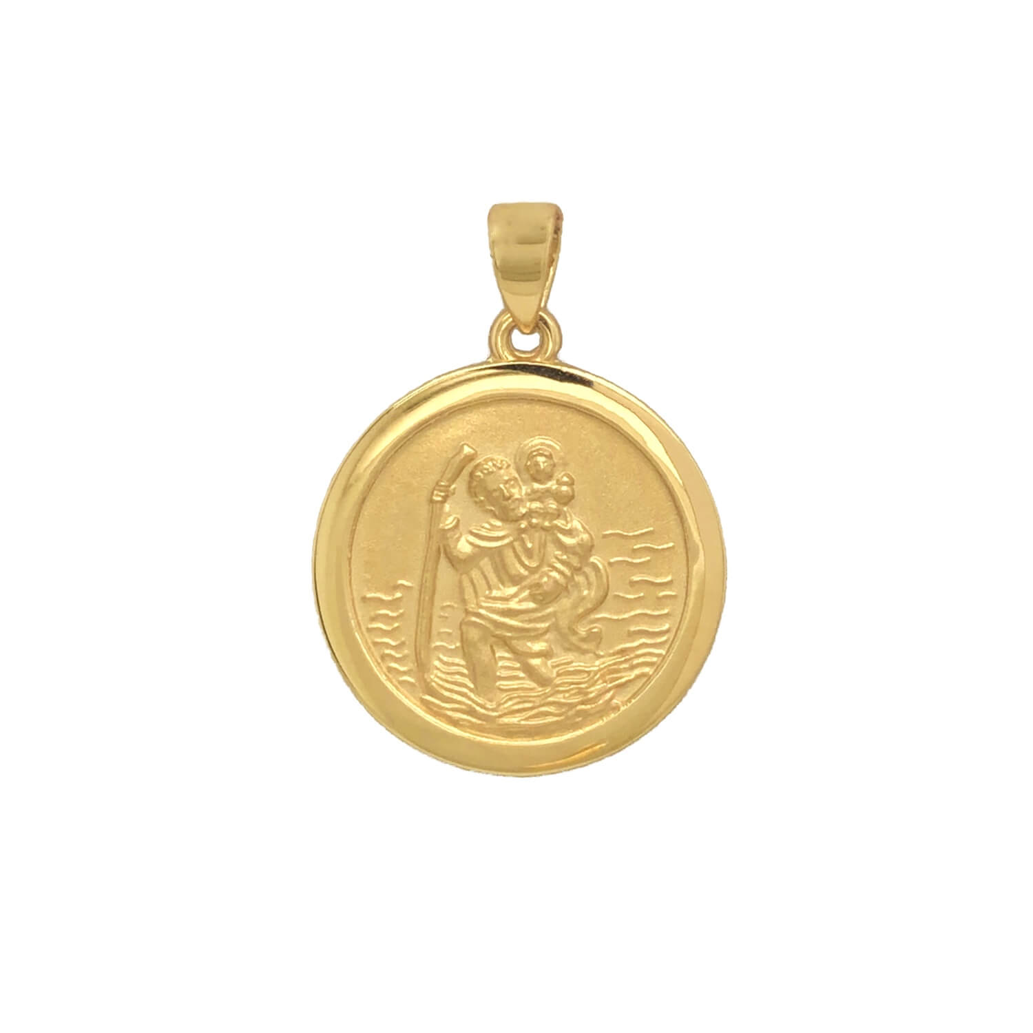 Anhänger Heiliger Christophorus 585 Gold