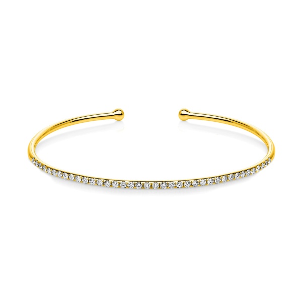 Tennisarmreif in 750 Gold mit Diamanten 6A34