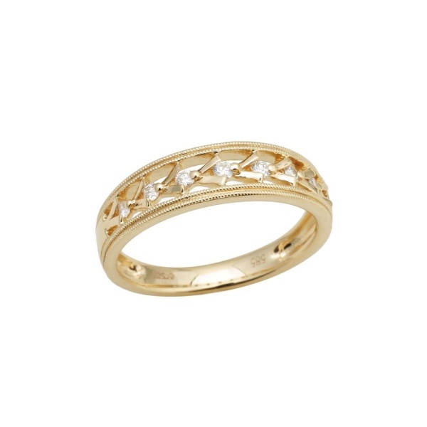 Diamantring 585 Gold 102112