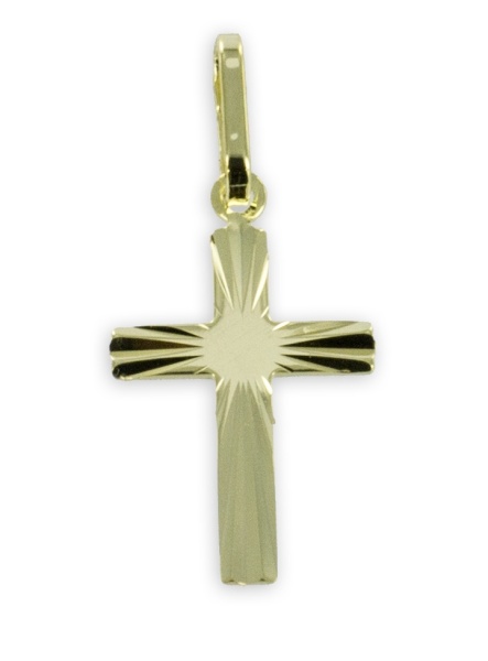 Anhänger Kreuz 333 Gold 1251