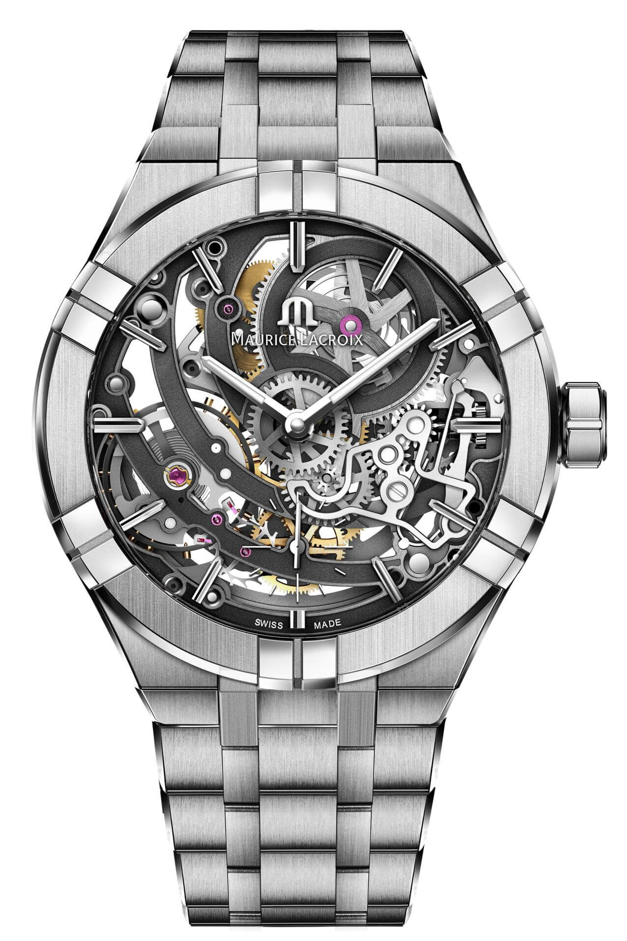 Maurice Lacroix AI6028-SS002-030-1 Aikon Skeleton Manufacture