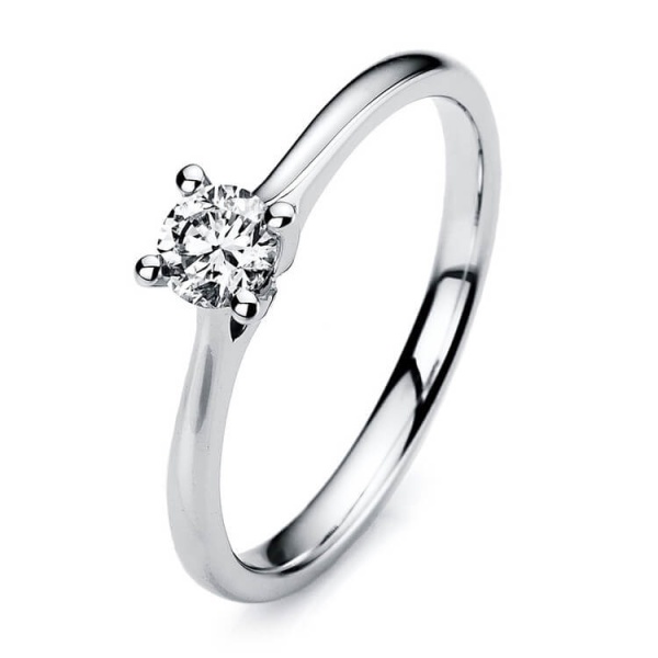 Solitaire Ring 0,31ct. 585 Weißgold