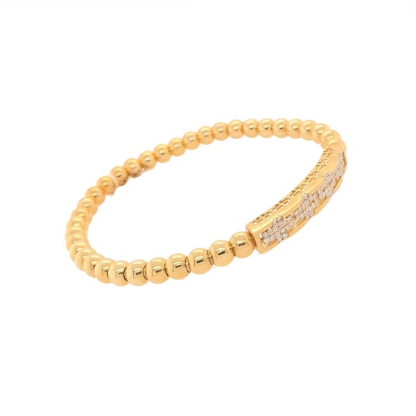 Flex-Armreif 585 Gold mit Zirkonia