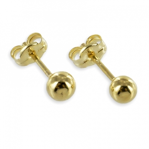 Ohrstecker 333 Gold Kugel 3091