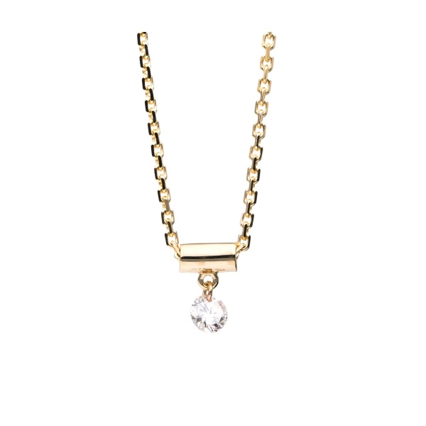 Diamantcollier 750 Gold 0,080ct. 4B20