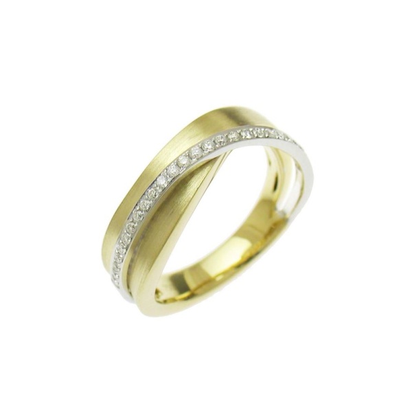 Diamantring 585 Gold 102109