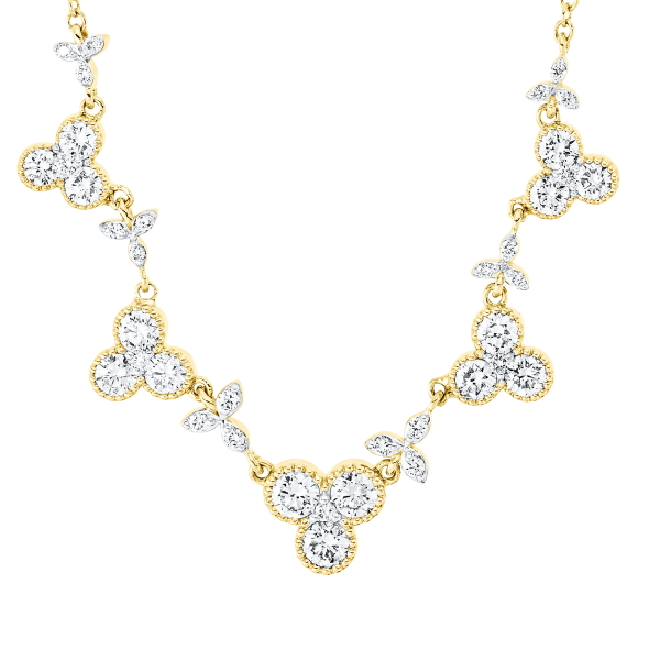 Diamantcollier 750 Gold 0,89ct. 4M671G